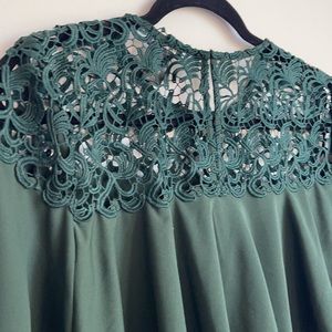 Express Dark Green Blouse